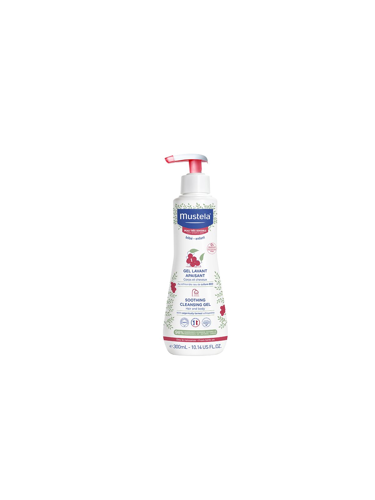 Gel detergente lenitivo 300ml - Mustela