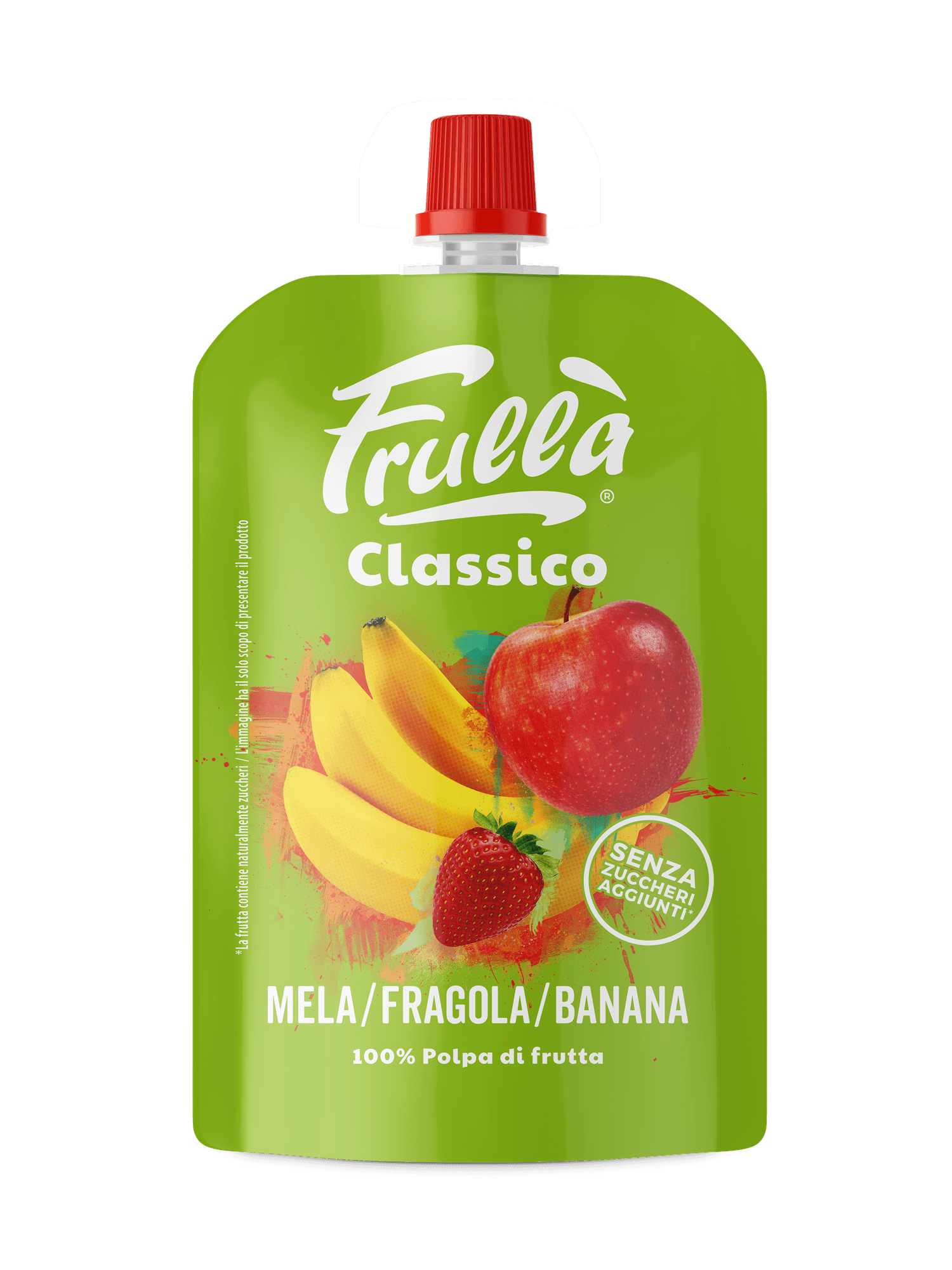 Frutta frullata mela fragola banana 100gr - Frullà