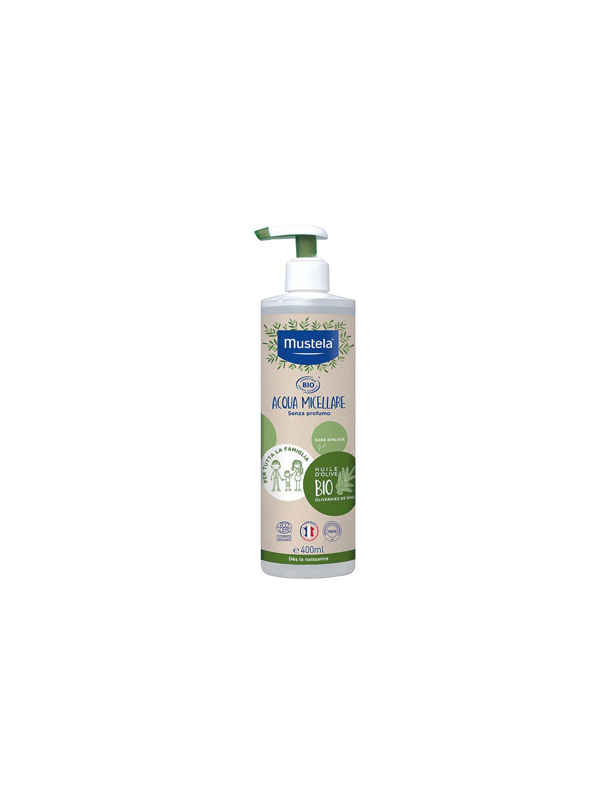 Acqua micellare 400ml bio - Mustela