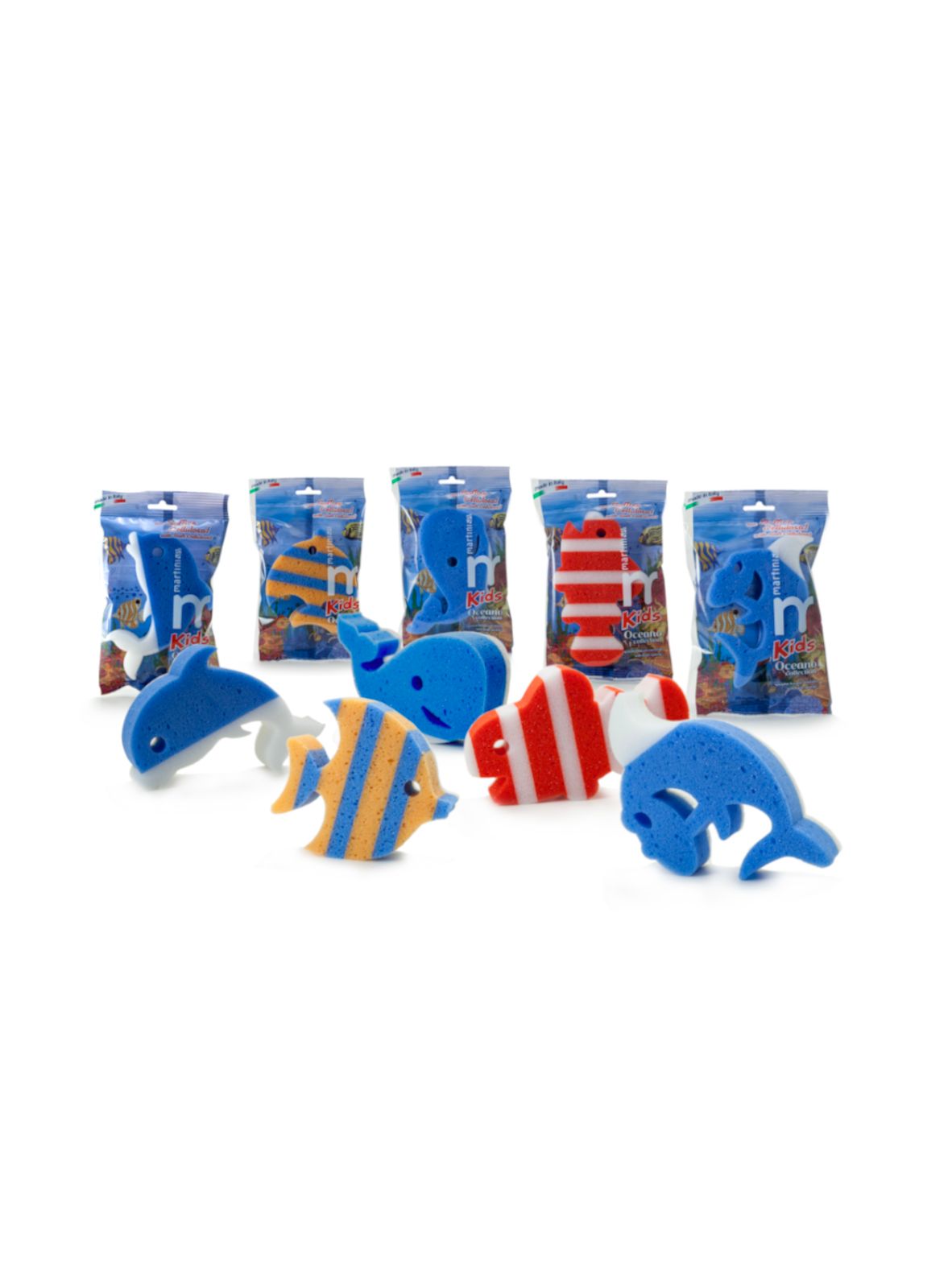 Martini kids - spugna in cellulosa oceano soggetti assortiti - Martini Kids