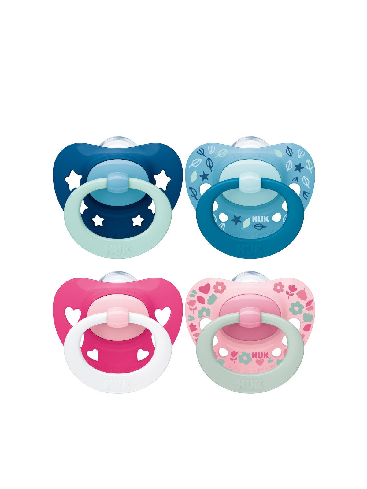 Nuk - succhietto signature silicone 18-36 2pz - Nuk