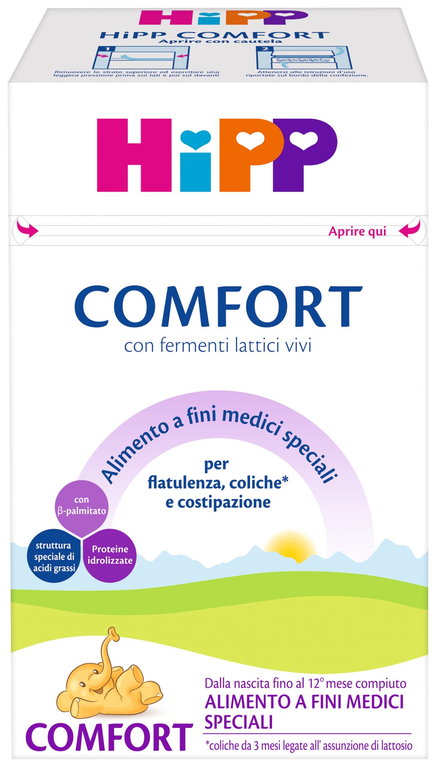 Hipp - latte comfort 600 gr - Hipp