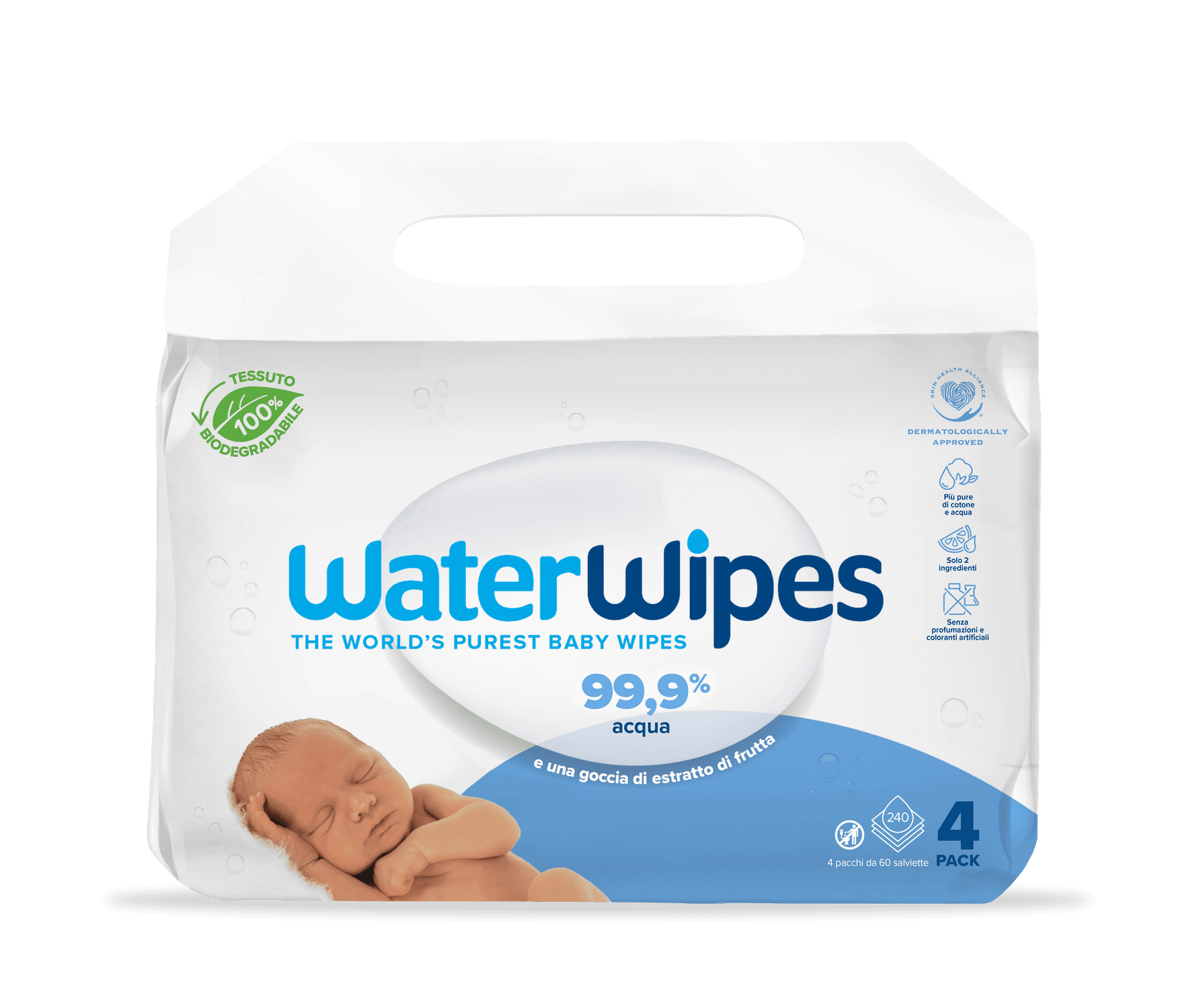 Water wipes-salviette umidificate - Water wipes