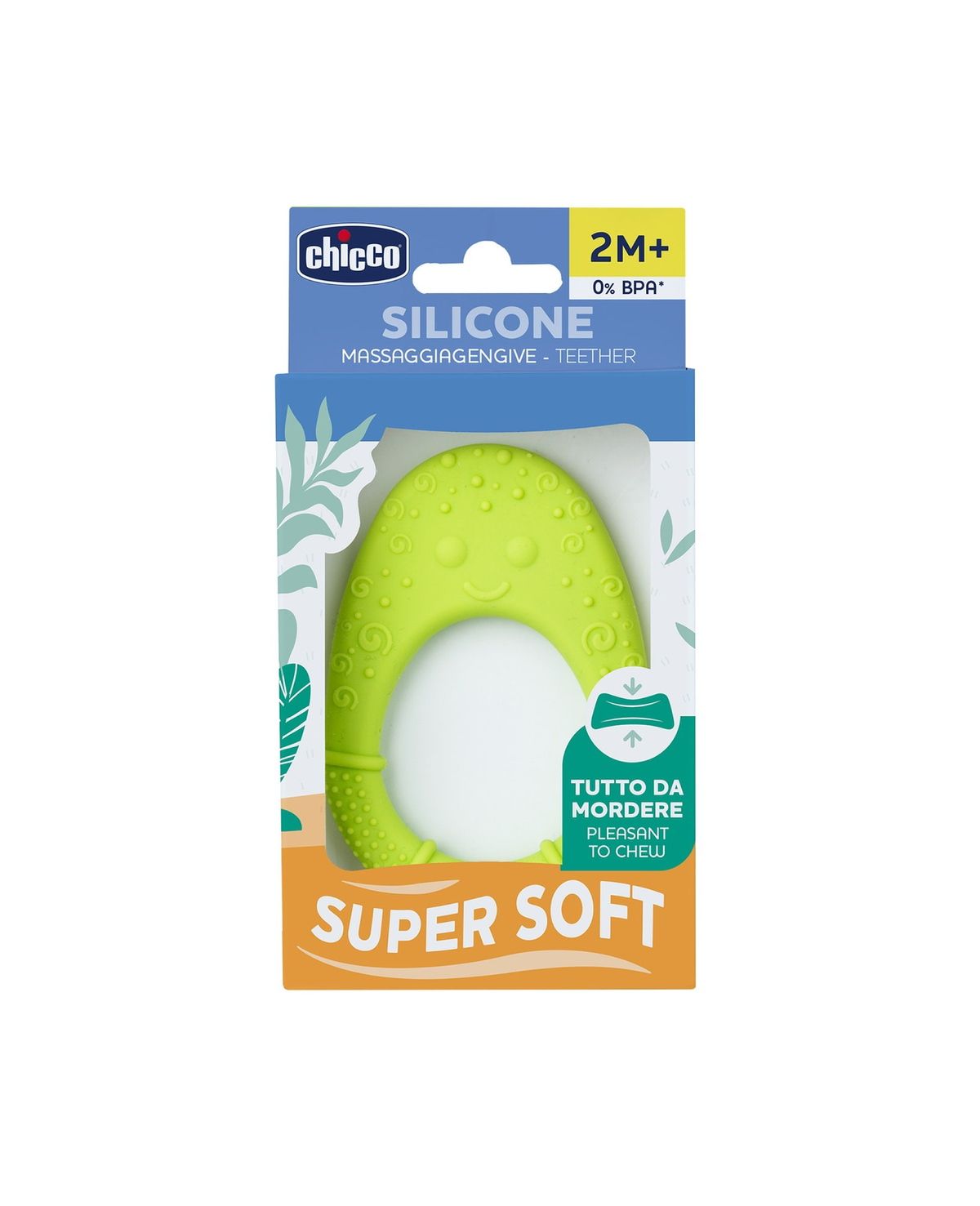 Chicco - massaggiagengive soft avocado 2m+ - Chicco