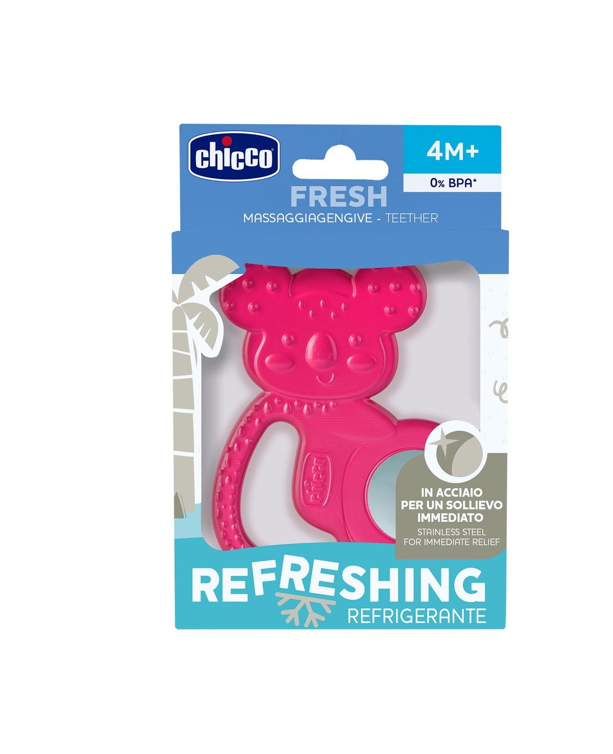 Chicco - massaggiagengive fresh koala rosa 4m+ - Chicco