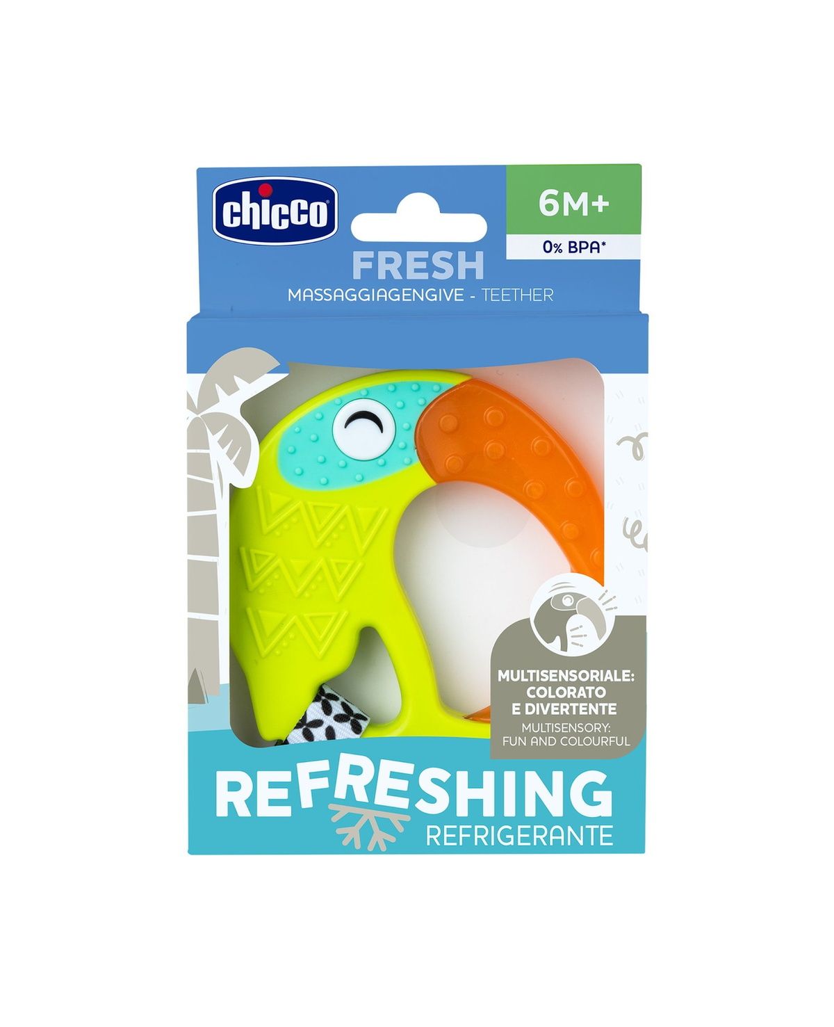 Chicco - massaggiagengive fresh funny tucano 6m+ - Chicco