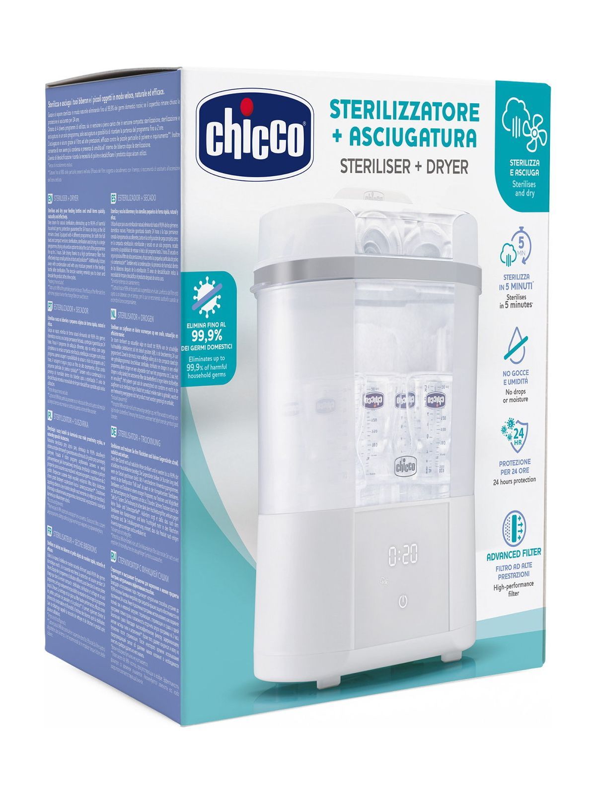 Chicco - sterilizzatore + asciugatura - Chicco