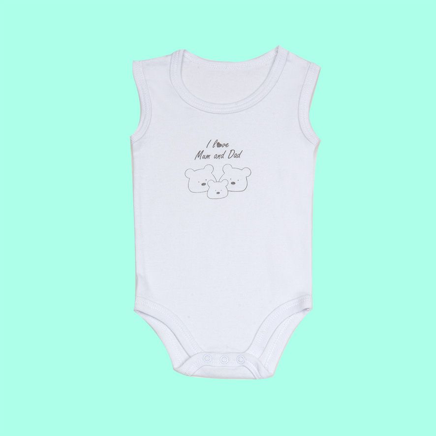 Mawi pack x 3 body a canotta orsetto grigio - Mawi