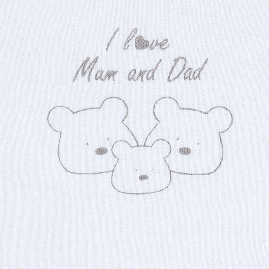Mawi body manica corta i love mum and dad - Mawi