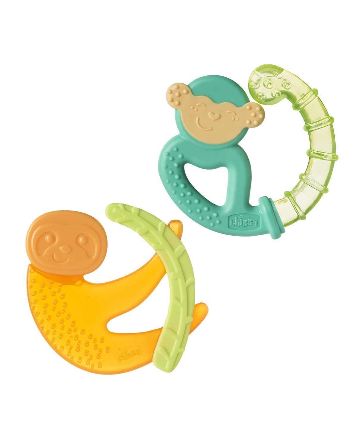 Chicco - massaggiagengive fresh scimmia e bradipo 4m+ - Chicco