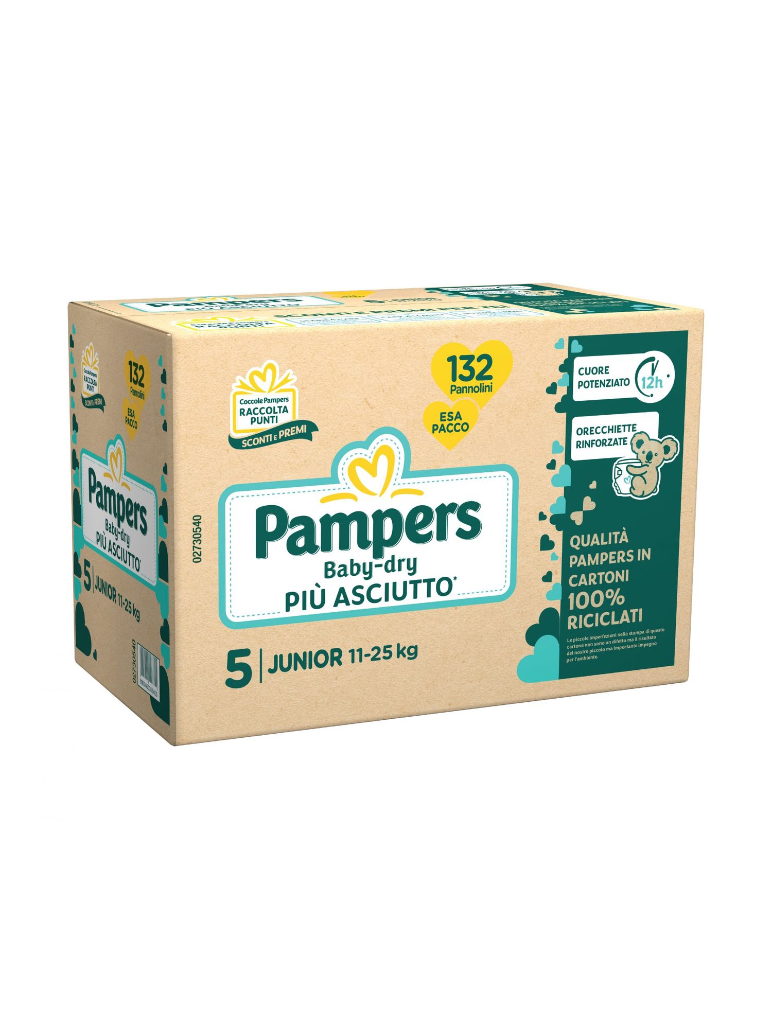 Pampers-esapack baby dry junior x132 - Catalogo Pampers
