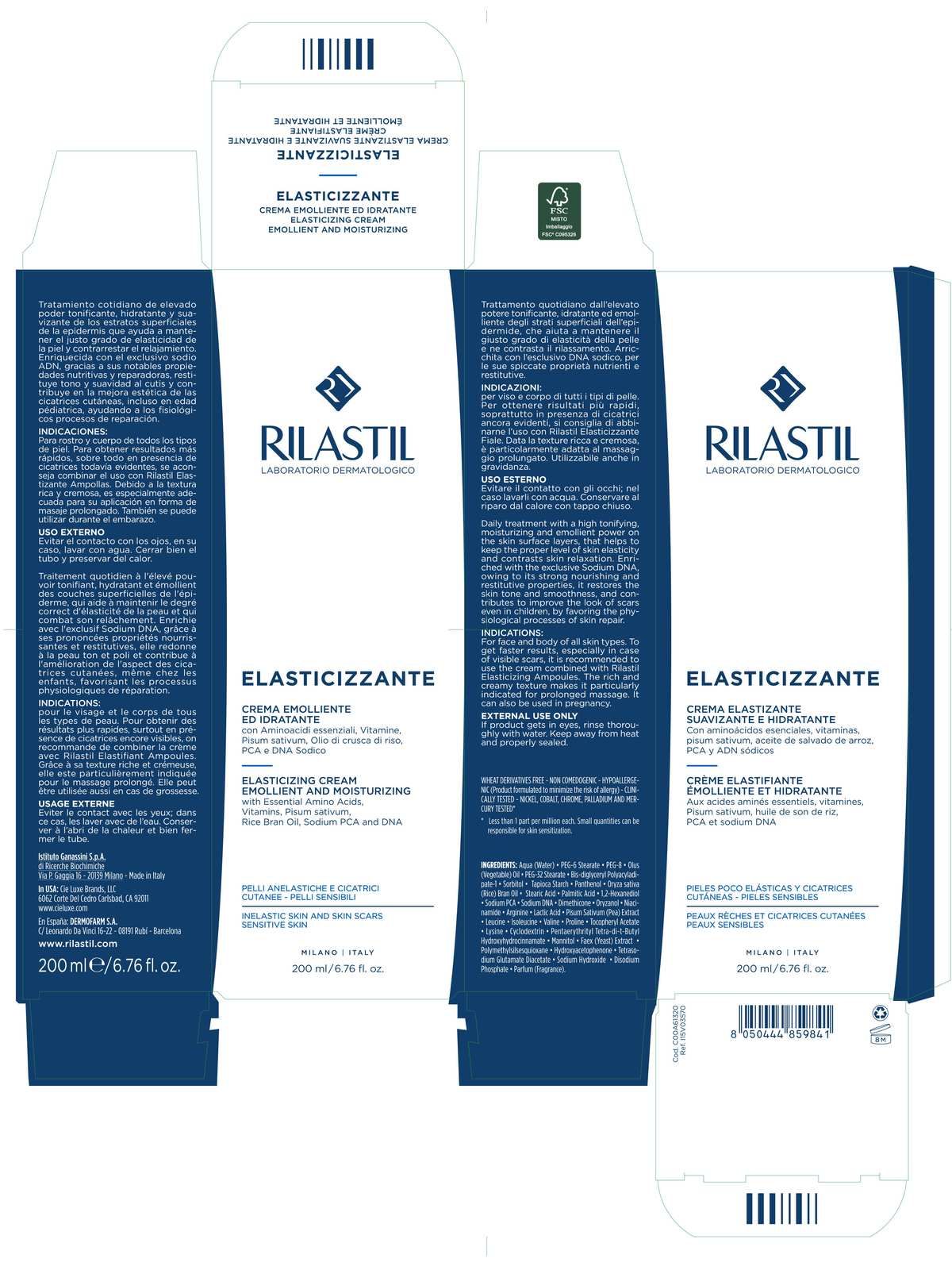 Rilastil - crema elasticizzante 200ml - Rilastil