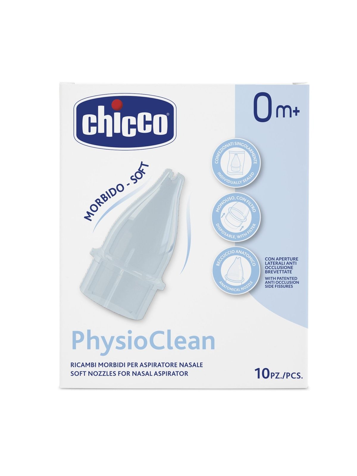 Chicco physioclean ricambi 10 beccucci - Chicco
