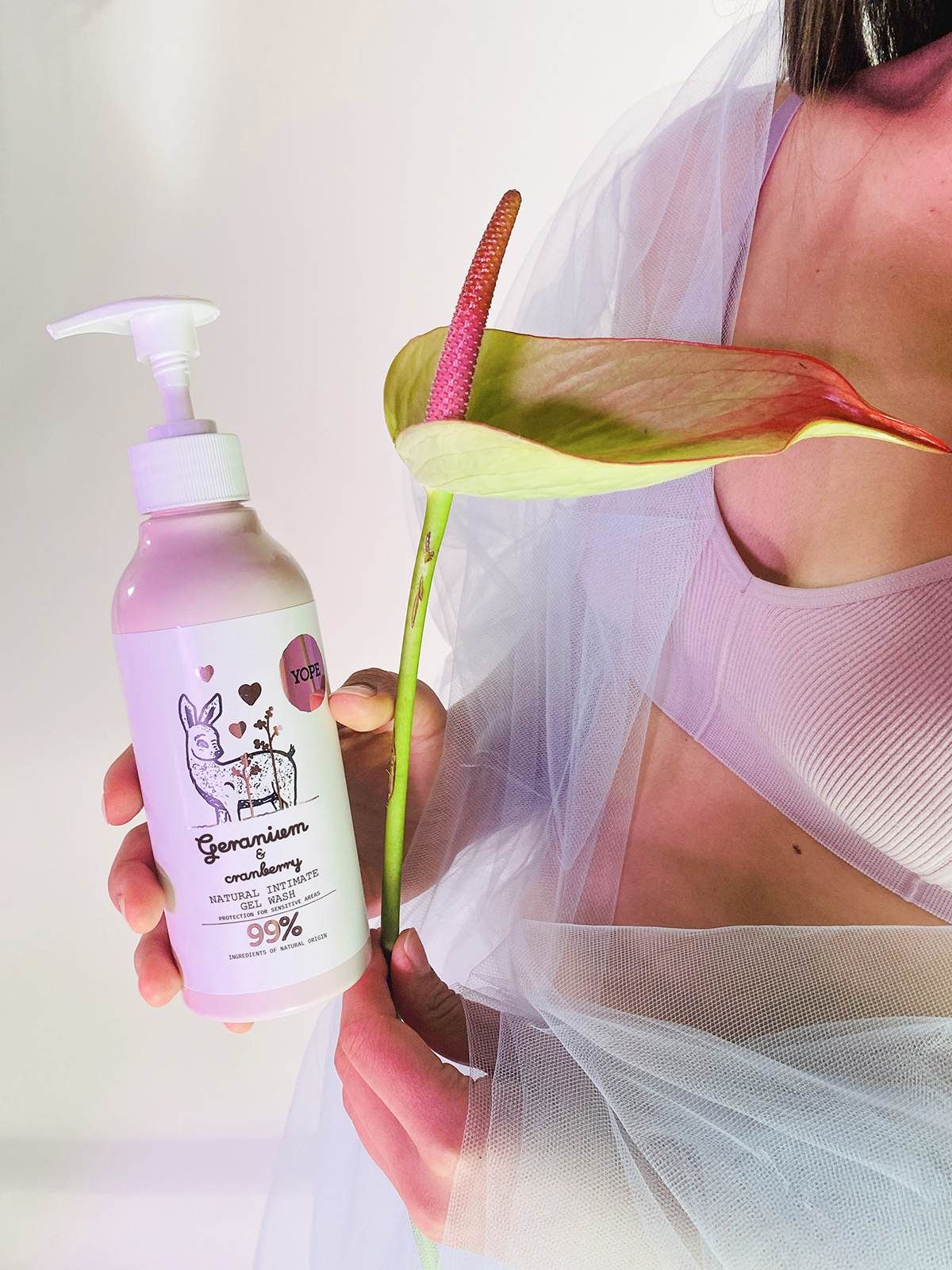 Yope - detergente intimo geranium & cranberry - Yope