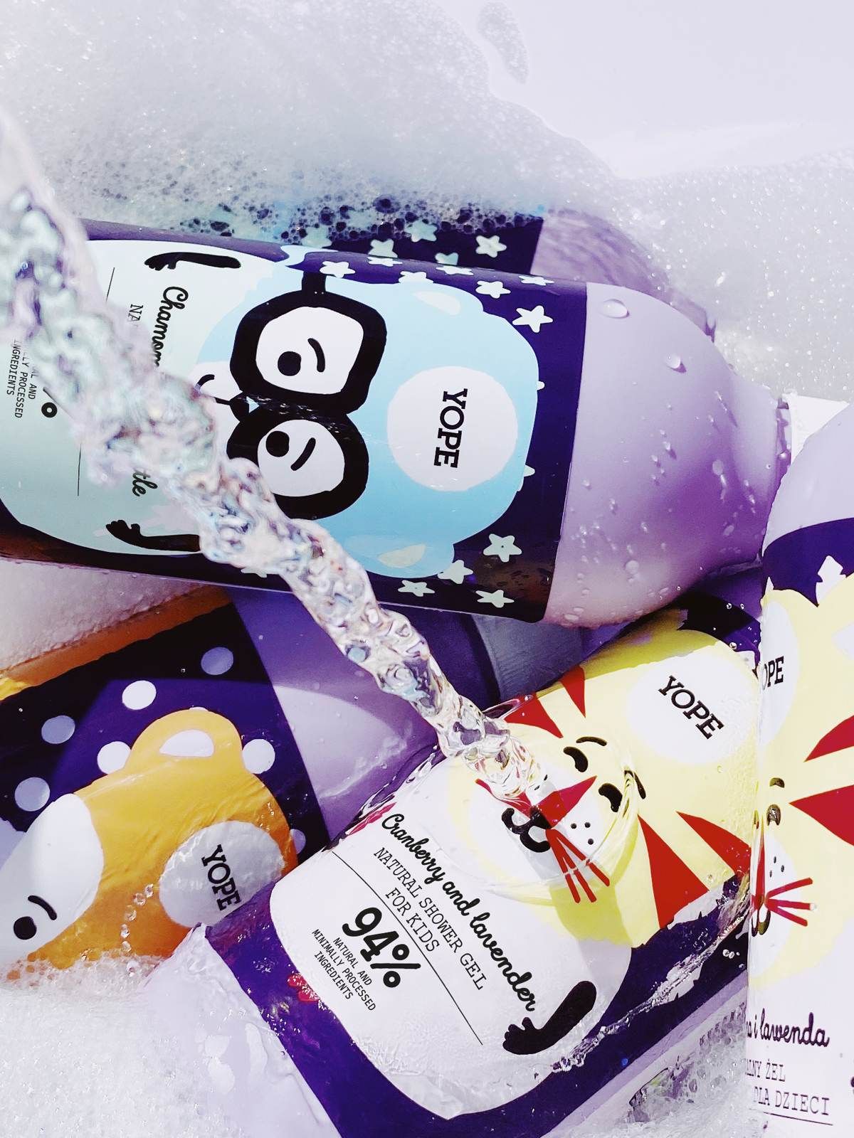 Yope - gel doccia bimbi cranberry & lavender - Yope