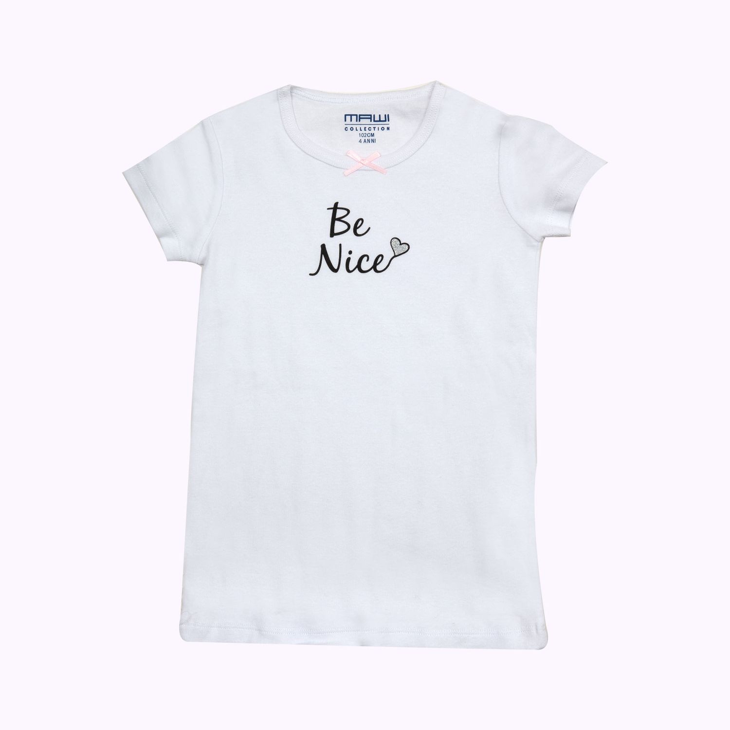 Mawi pack x2 t-shirt mezza manica in costina cuori - Mawi