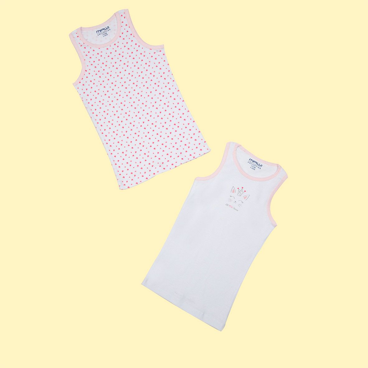 Mawi pack x2 canotta in costina gattina - Mawi