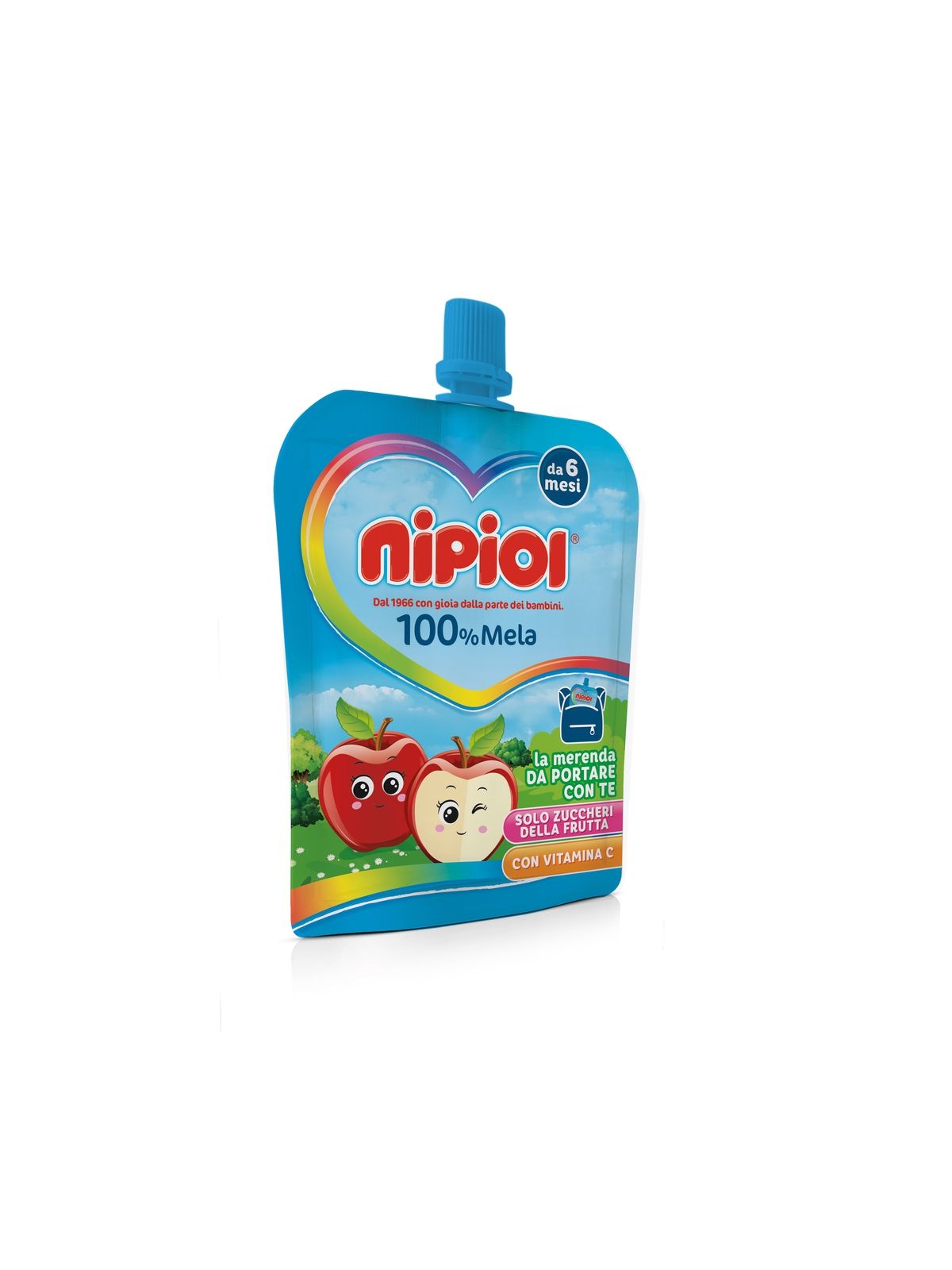 Nipiol - pouches mela 85 gr - Nipiol