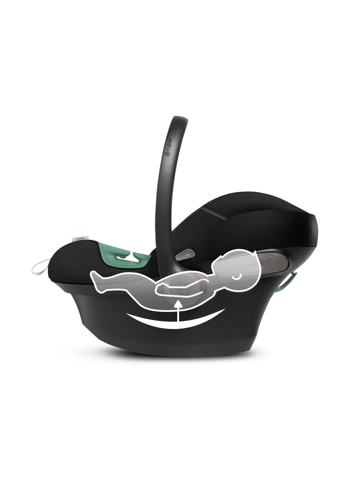Seggiolino aton s2 i-size moon black - Cybex