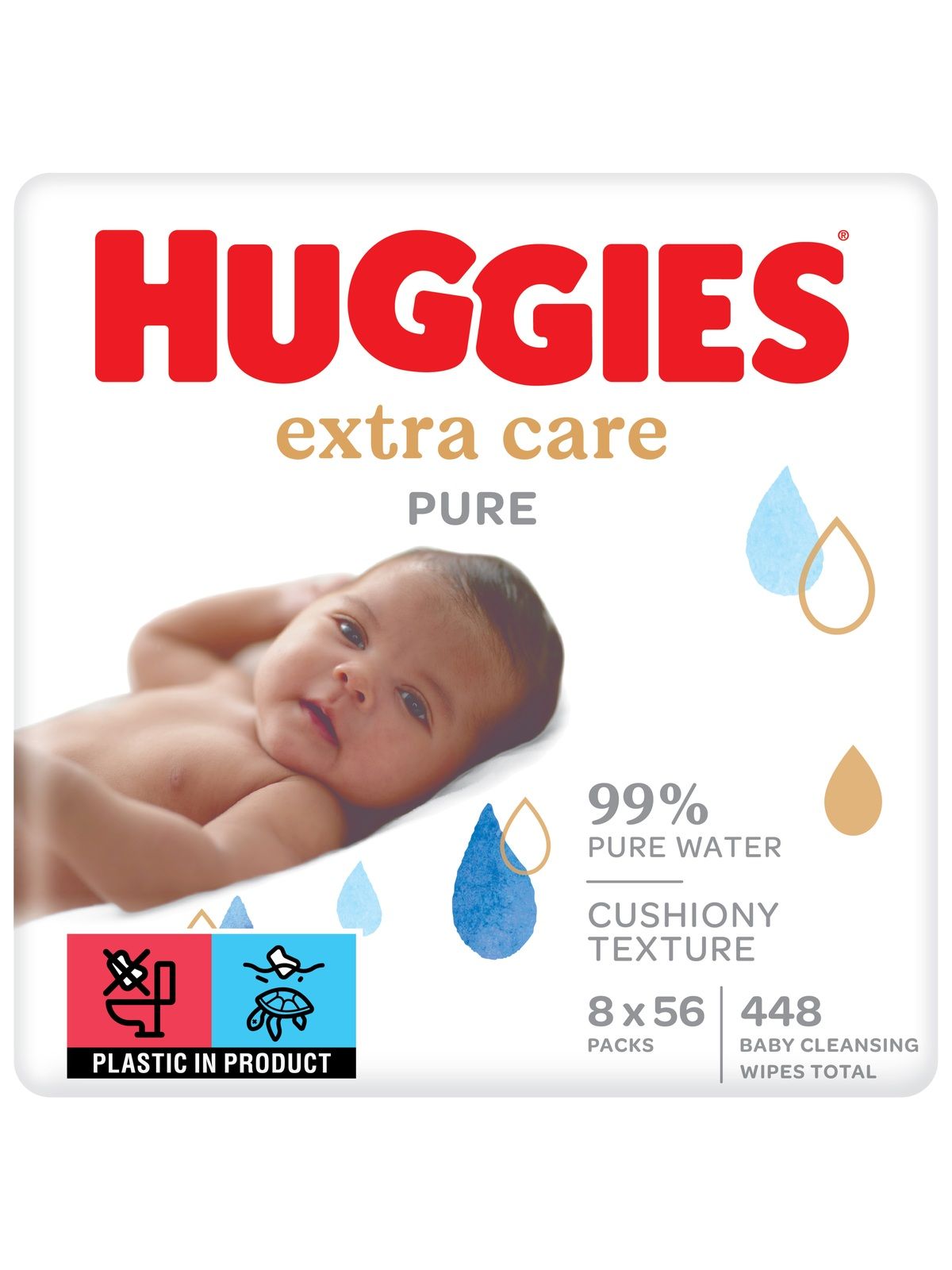 Huggies salviette pure 8x56 - Huggies