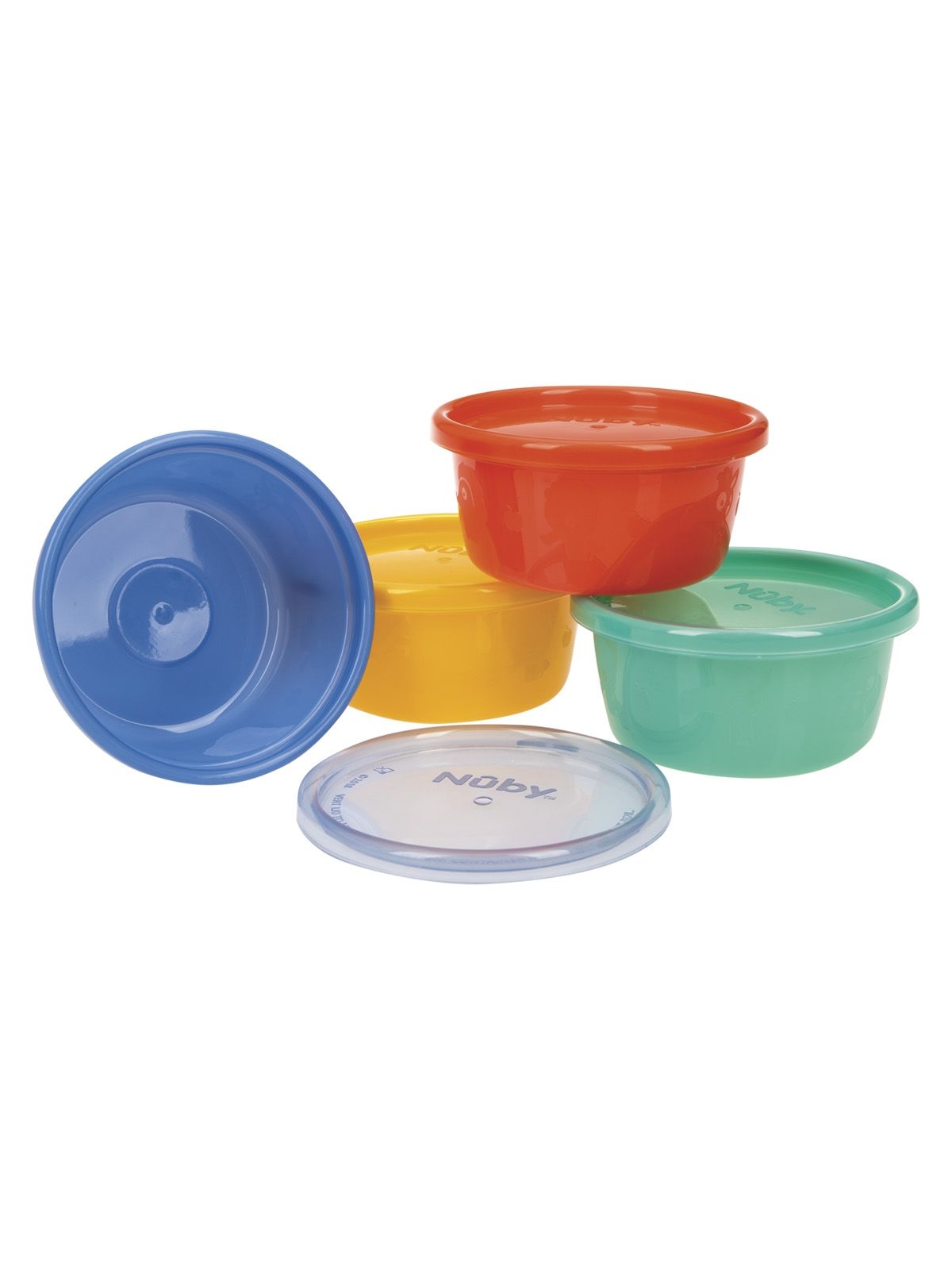 Set scodelline ermetiche - 4p - 240 ml - 3m+ - Nuby