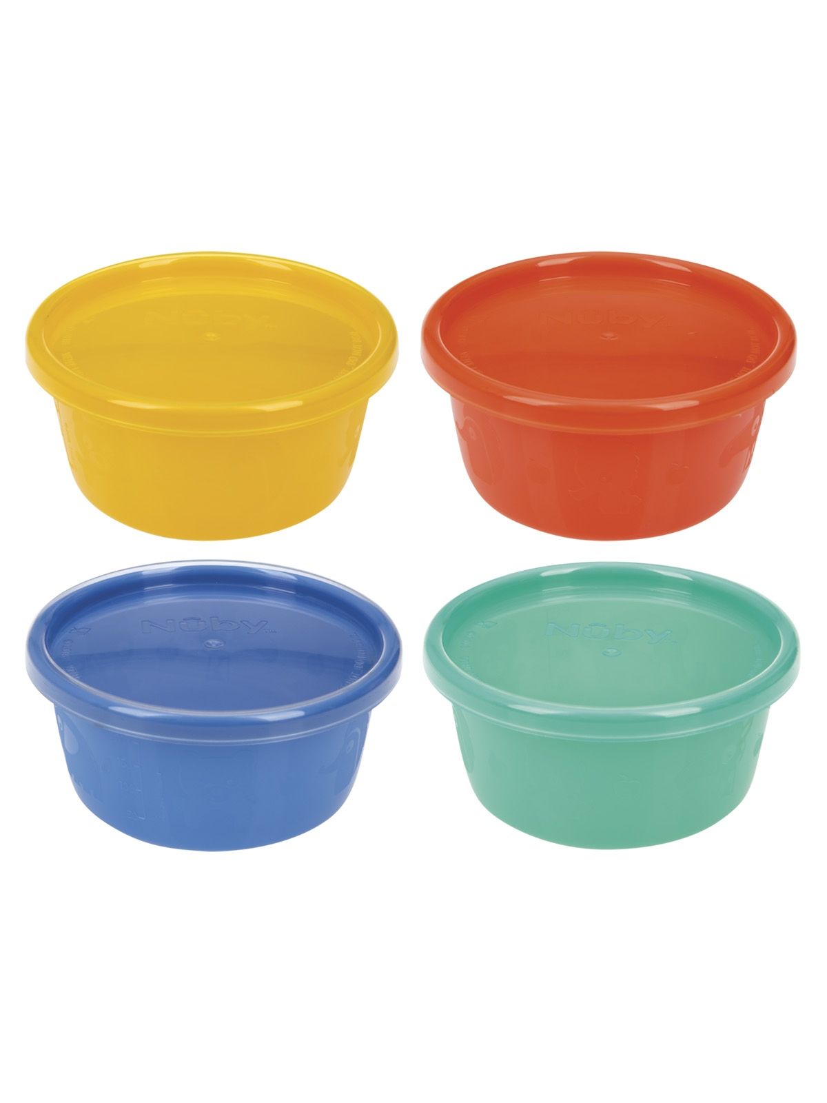 Set scodelline ermetiche - 4p - 240 ml - 3m+ - Nuby