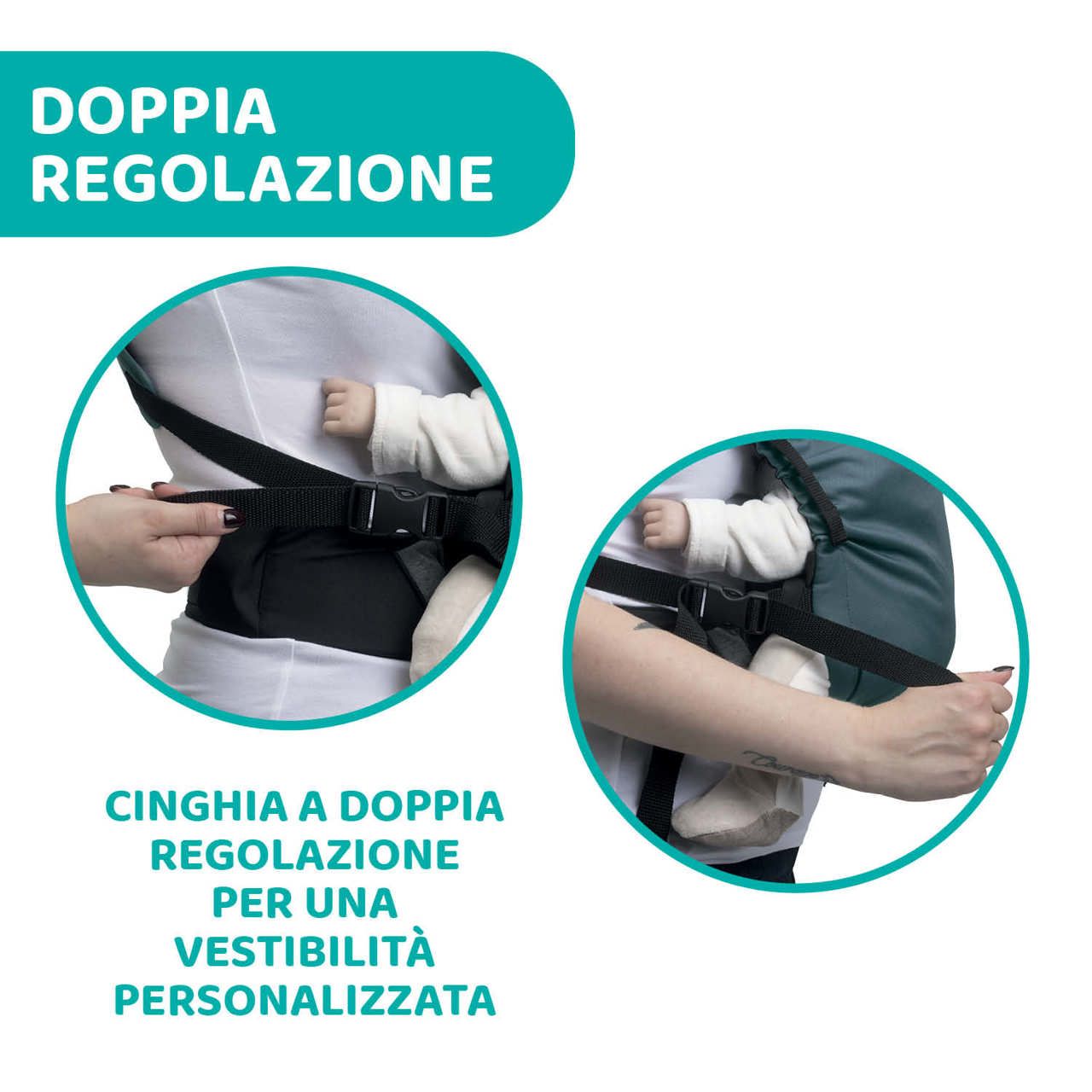 Marsupio skin fit green wood - Chicco