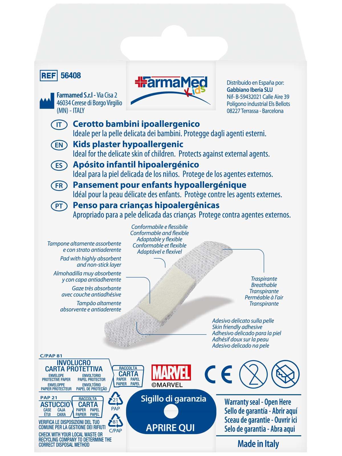 Farmamed cerotti spiderman 16 pz - Farmamed