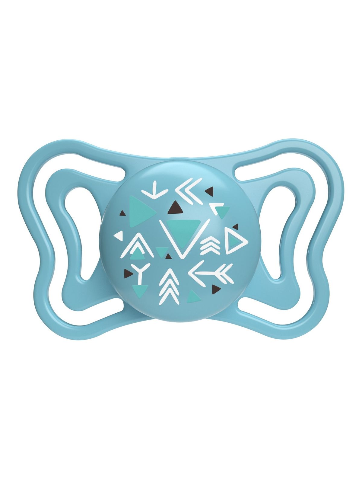 Chicco 2 succhietti physio light blue sil 16-36m - Chicco