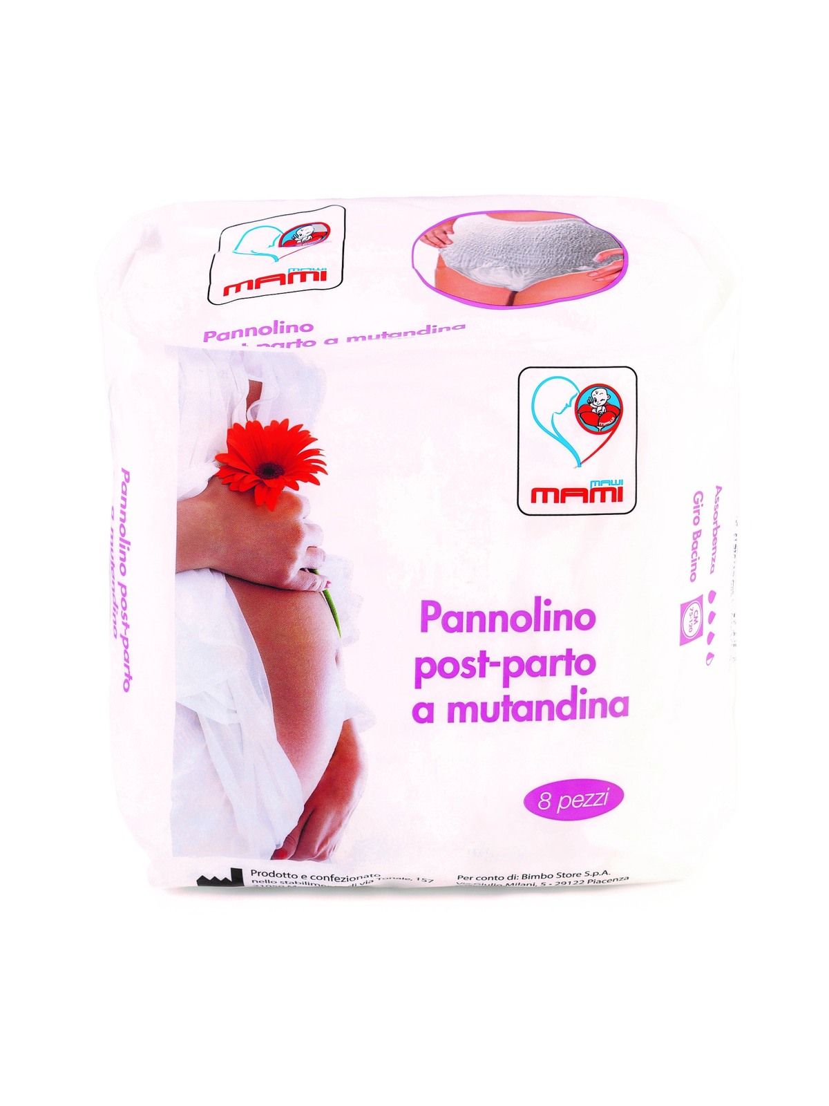 Pannolini post-parto a mutandina 8pz - Bimbostore