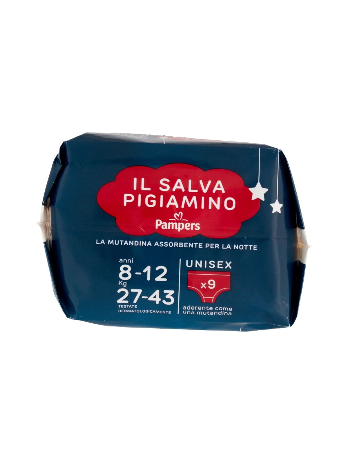 Pampers il salva pigiamino anni 8-12 kg 27-43 unisex 9 pz - Catalogo Pampers