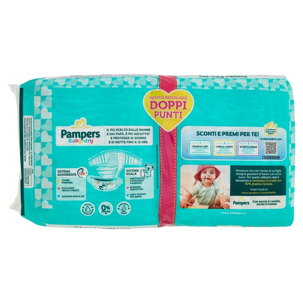 Pampers baby-dry tg. 3 midi 4-9kg - 28+28 pz - Catalogo Pampers