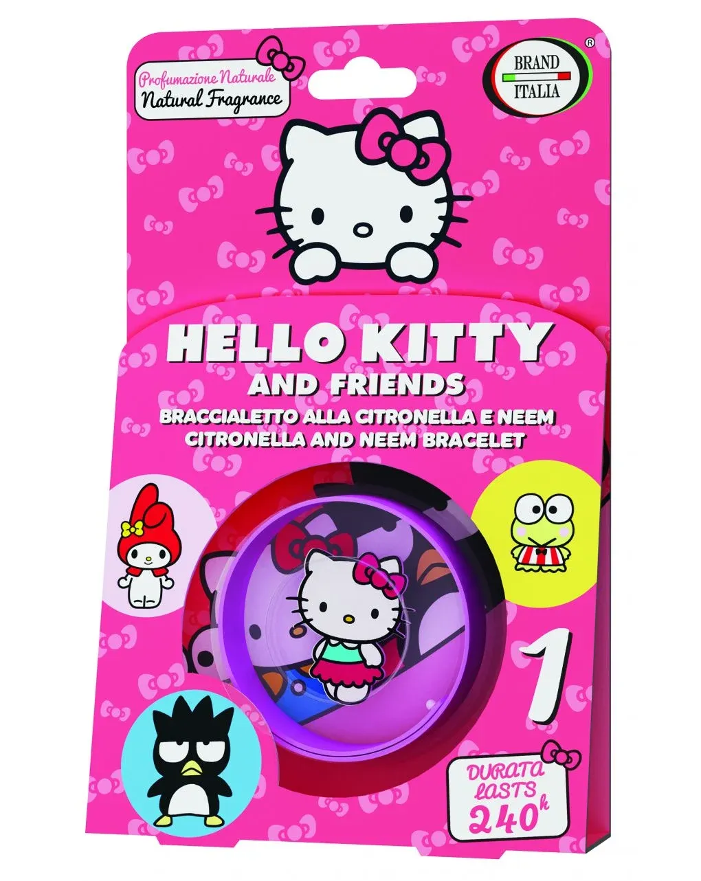 Brand-italia hello kitty and friends braccialetto alla citronella e neem - Brand italia
