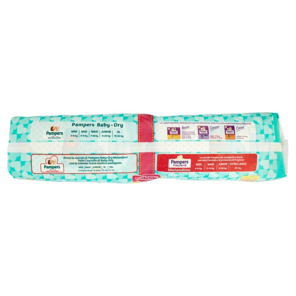 Pampers baby-dry tg.5 junior 11-25kg - 22+22 pz - Catalogo Pampers