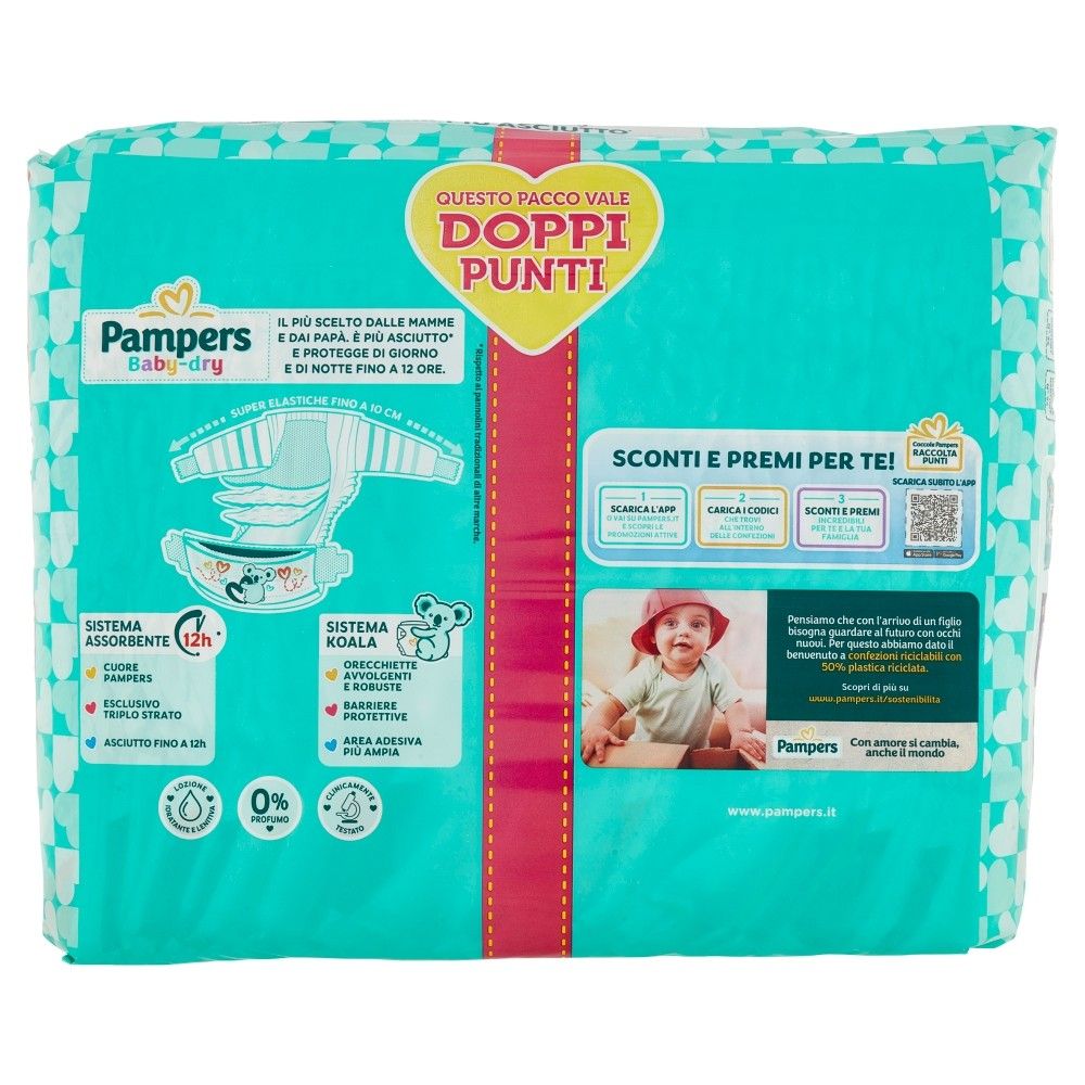 Pampers baby-dry tg.6 xl 15-30kg - 17+17 pz - Catalogo Pampers