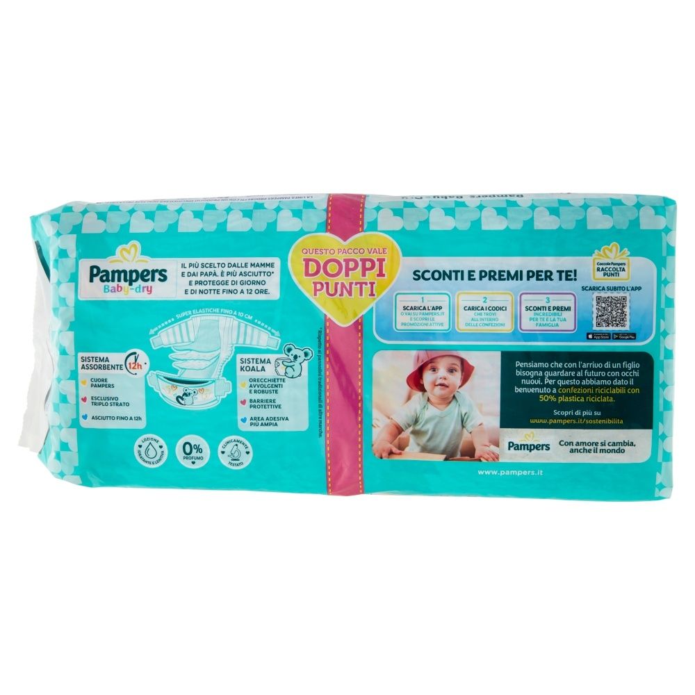 Pampers baby-dry tg.4 maxi 7-18kg - 24+24 pz - Catalogo Pampers