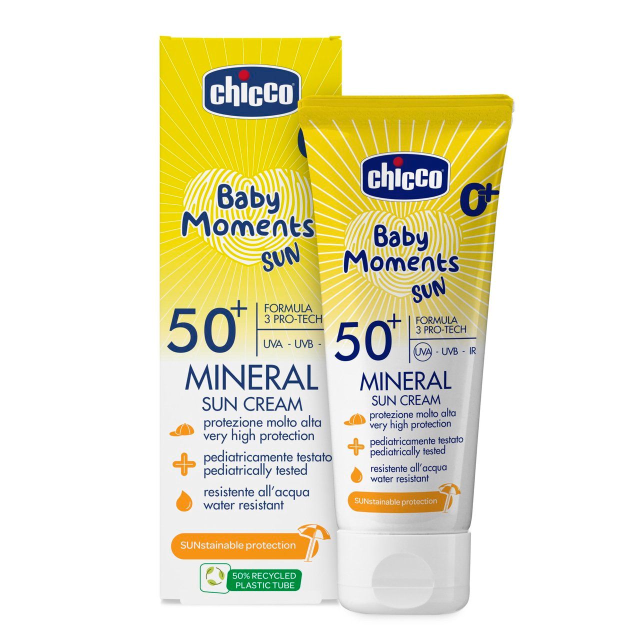 Crema solare mineral spf50+ 75ml - Chicco