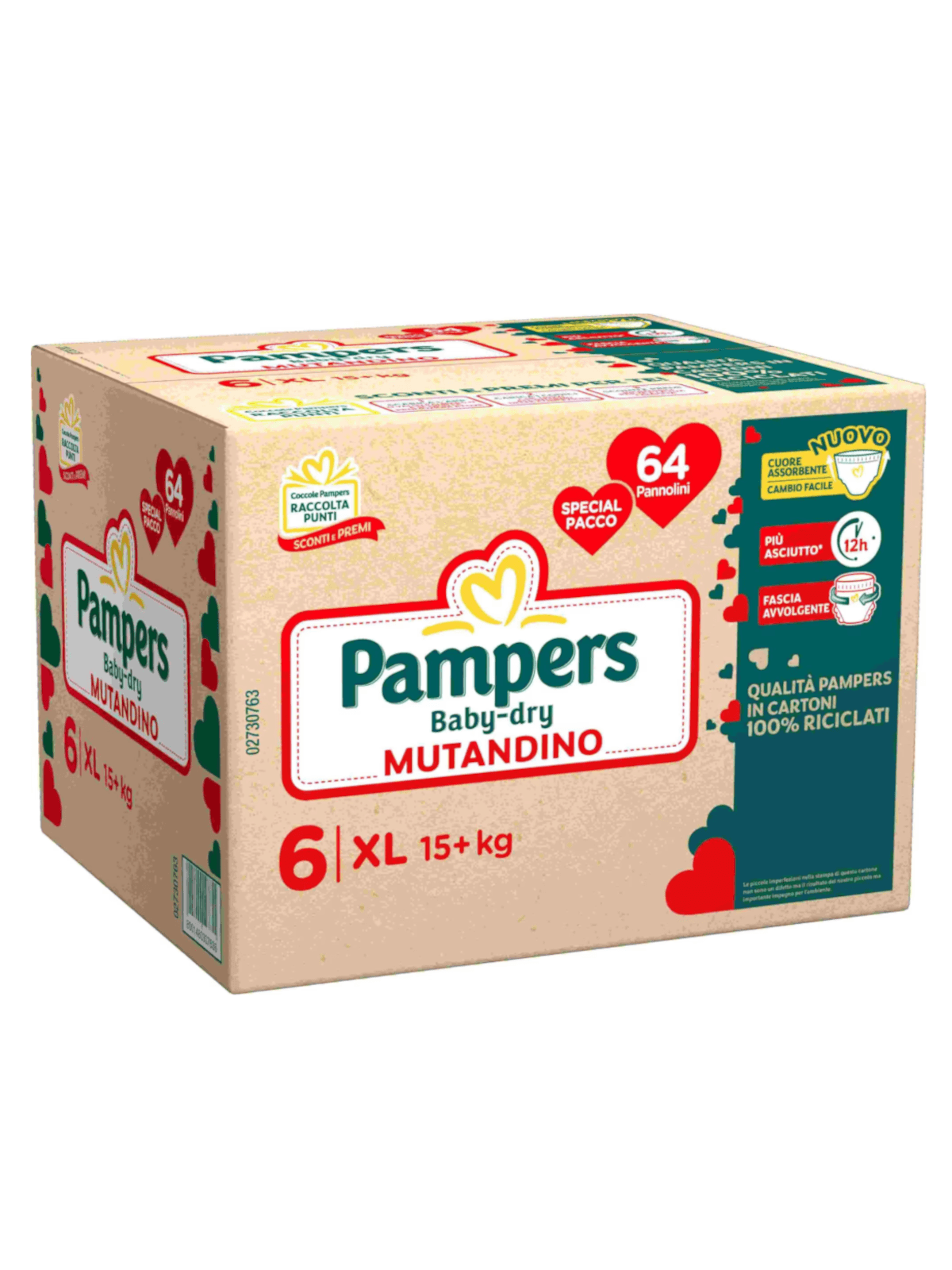 Pampers baby dry mutandino special xl 64 pz - Catalogo Pampers