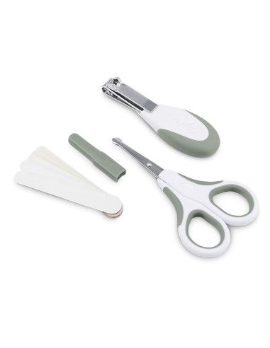 Baby kit per la cura delle unghie - 1138 sage green - Nuvita