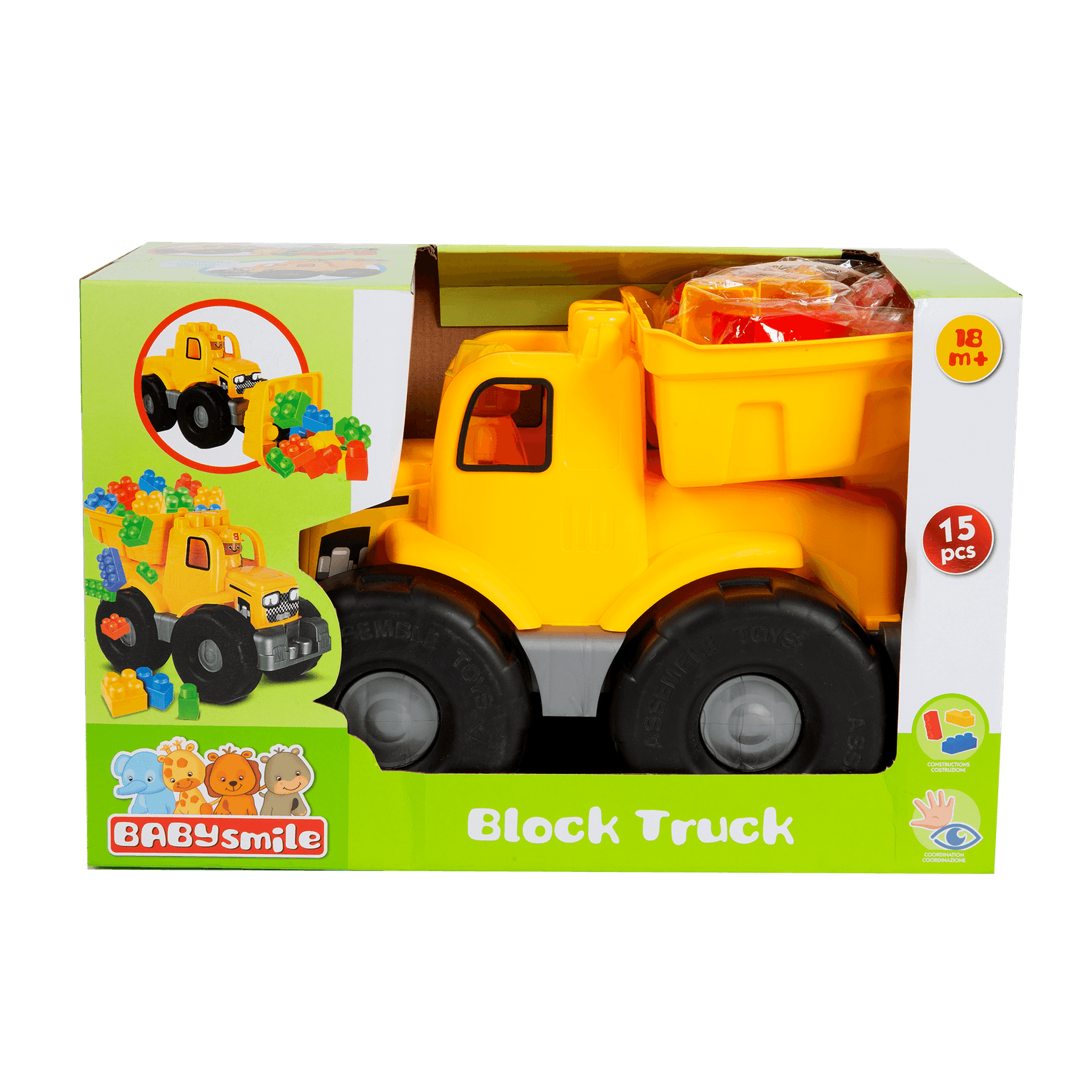Camioncini con blocchi da portare in giro - Baby Smile