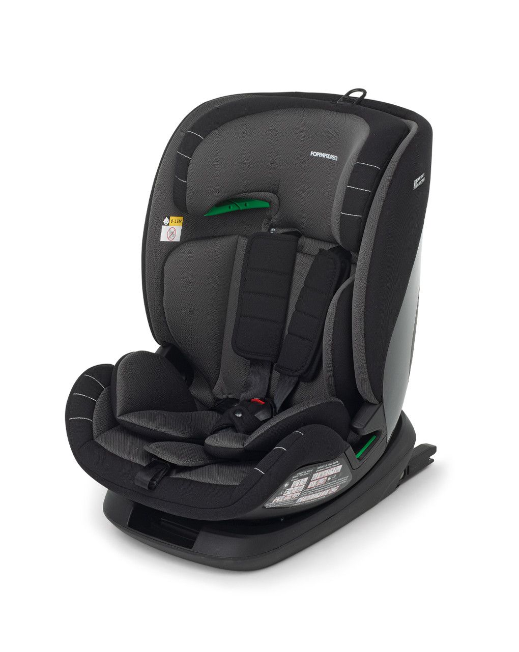 Foppapedretti seggiolino auto pitstop i-size black 76 - 150 cm - Foppapedretti