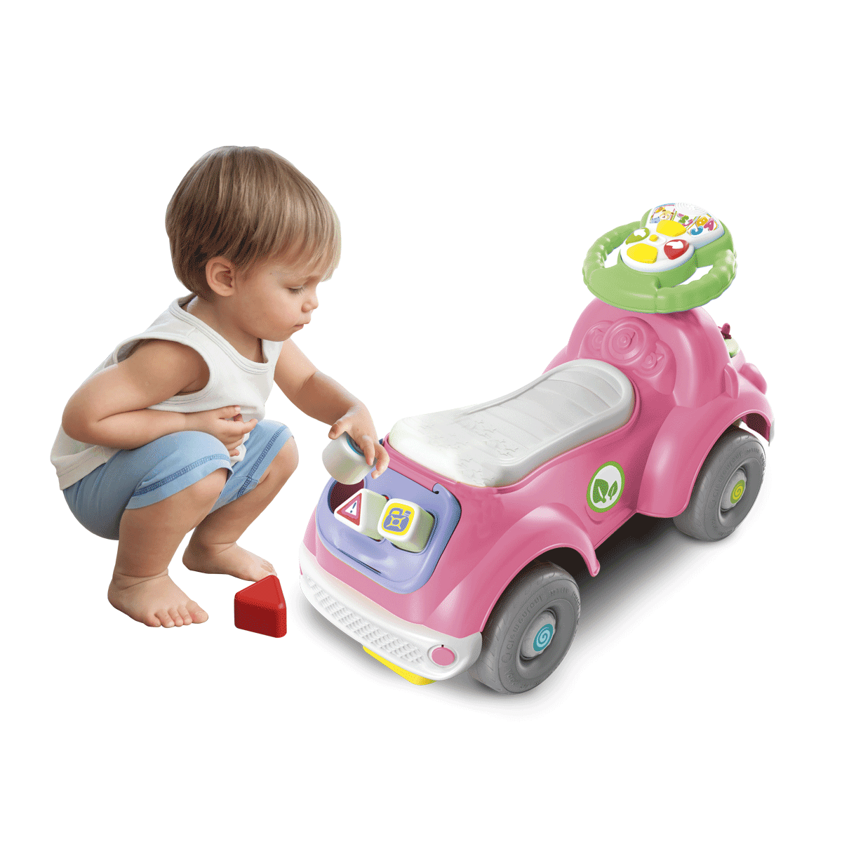 Baby clementoni - sofia pronti via 3 in 1 - macchinina primi passi - Baby Clementoni