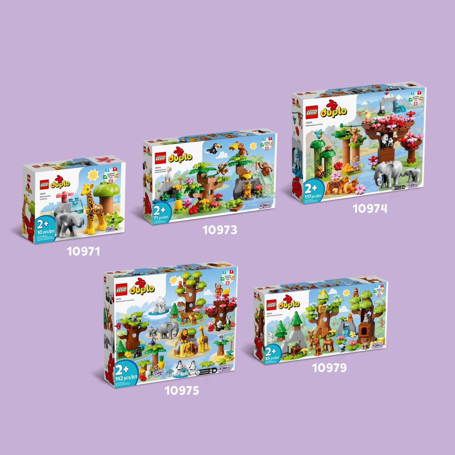 Lego duplo 10971 animali dell’africa - impara e gioca con gli animali - Lego duplo