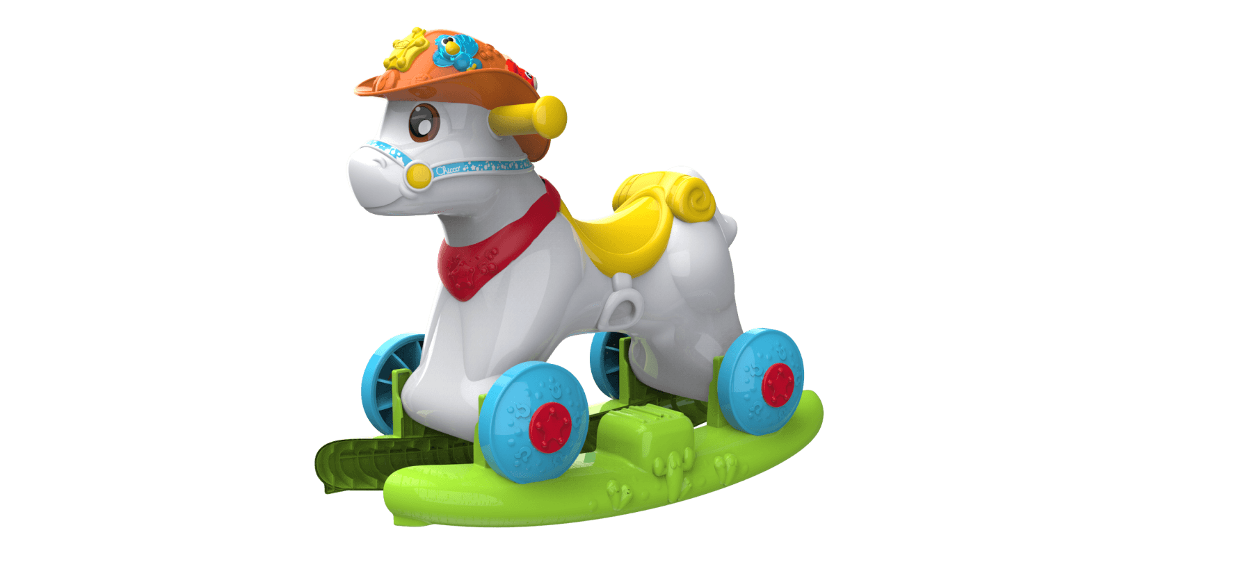 Cavalcabile baby rodeo &amp; friends - avventure italiane - Chicco