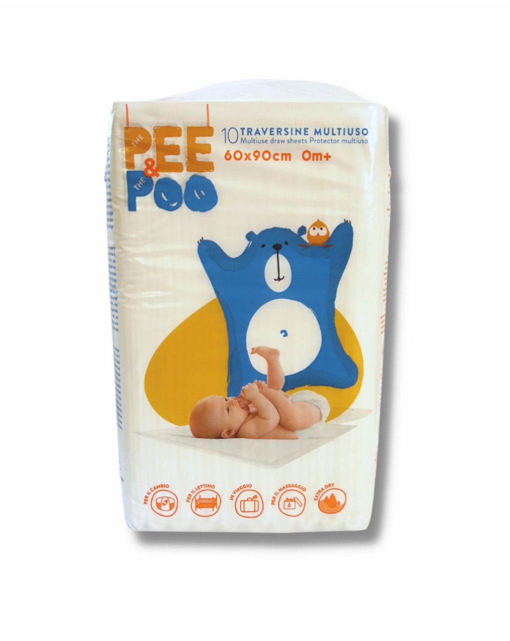 The pee & the poo traversine 90×60 – 10 pezzi - 
