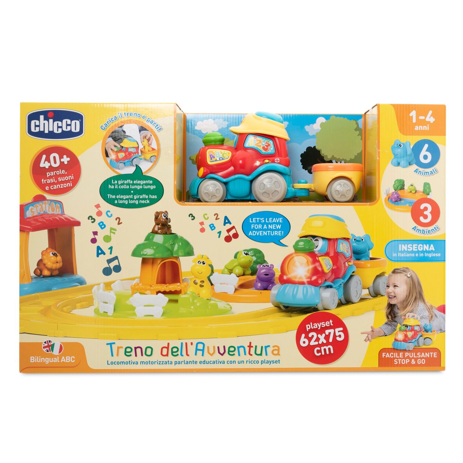 Trenino delle avventure - esplorazione ferroviaria per bambini - Chicco