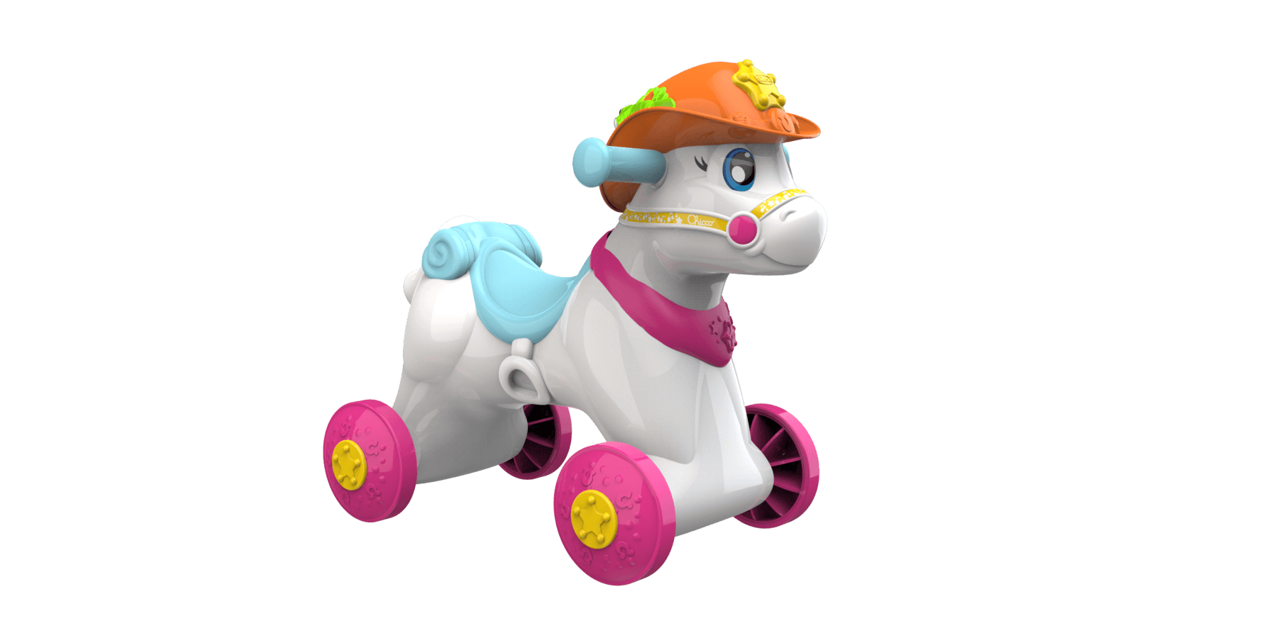 Cavalcabile miss baby rodeo & friends - divertimento su ruote - Chicco