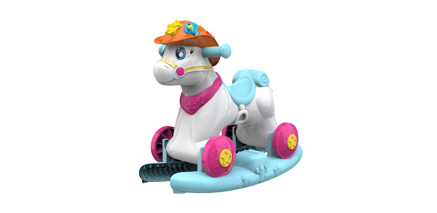 Cavalcabile miss baby rodeo &amp; friends - divertimento su ruote - Chicco