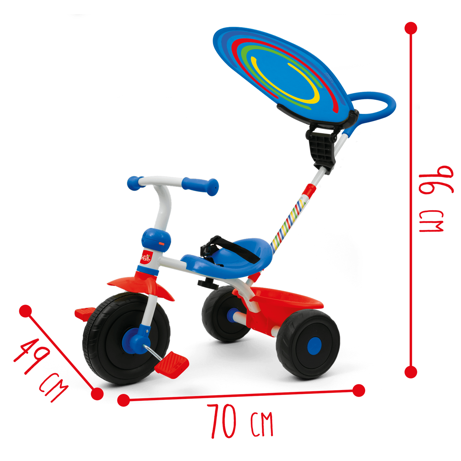 Triciclo - triky go - gioco e crescita per piccoli - Sun&Sport