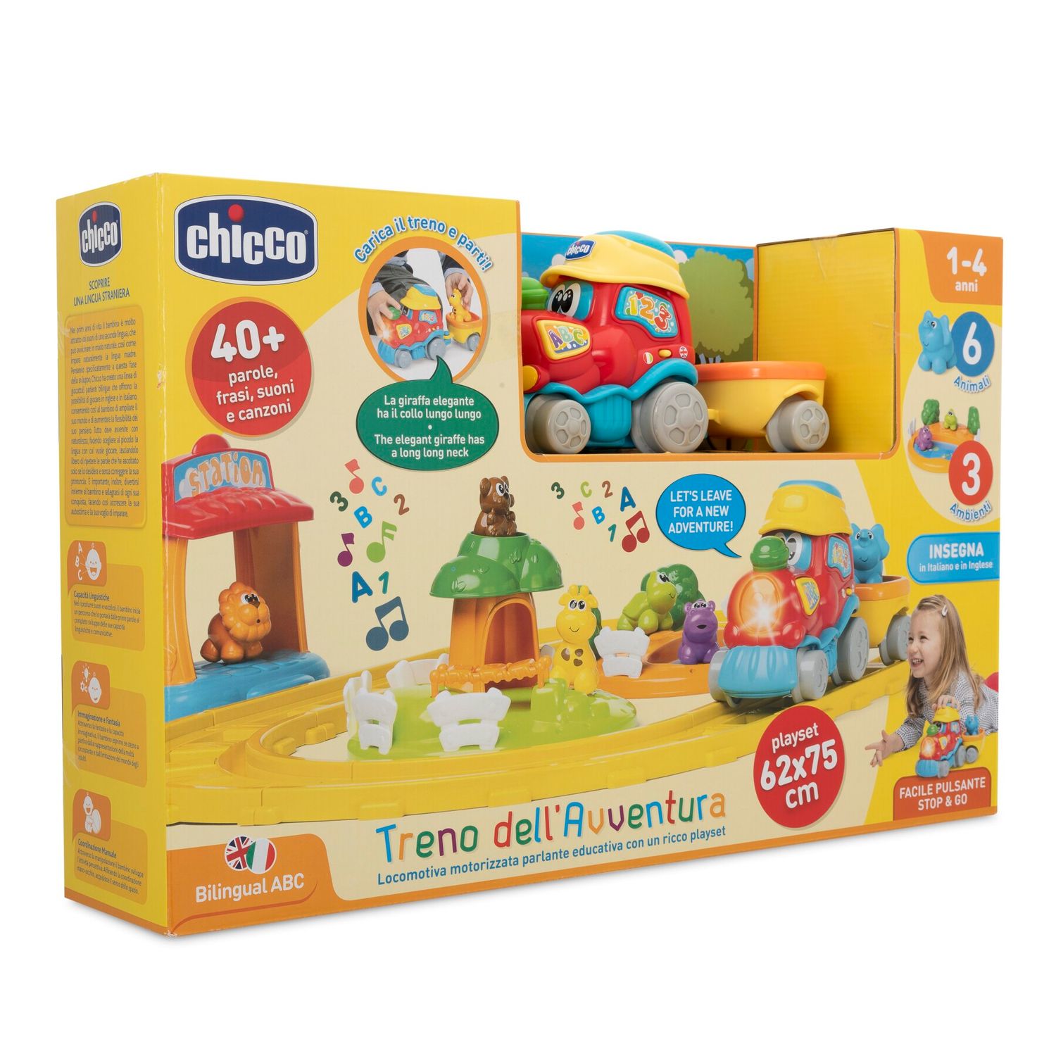 Trenino delle avventure - esplorazione ferroviaria per bambini - Chicco